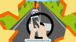 El peligro del uso del móvil en al volante